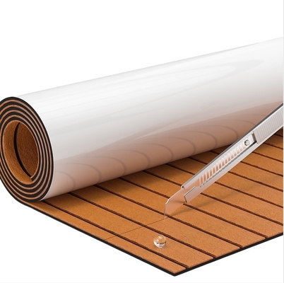 Wasserdichte Bootsböden EVA-Schaumfolie für Yachtdecking in Bürsten-Groove-Oberfläche