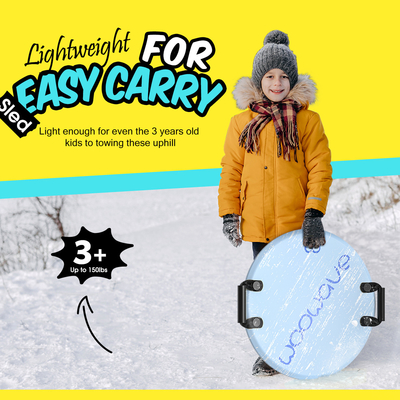 Verbessern Sie Ihre Winteraktivitäten mit unserem Schnee Schlitten Länge 53cm Fahrer Gewicht 130-150lbs
