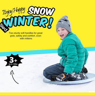 Verbessern Sie Ihre Winteraktivitäten mit unserem Schnee Schlitten Länge 53cm Fahrer Gewicht 130-150lbs