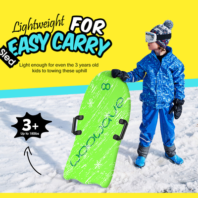 All Mountain 36 Zoll Skibrett Schaum Schnee Schlitten und vielseitige Brett Breite 19