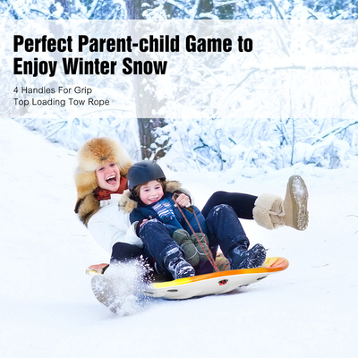 XPE EPS HDPE Schneeschlitten für Unisex Kinder Erwachsene Anpassbares Logo 2 Griffe und Seil