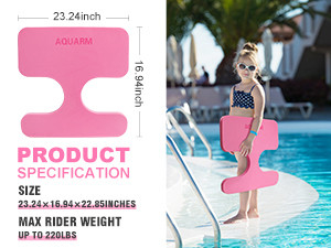 WOOWAVE OEM Wassersattel Schwimmbad für Kinder aus EVA-Schaum