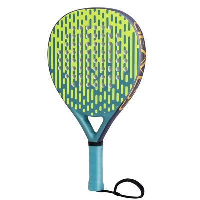 WOOWAVE Profi-Kohlenstofffaser Custom EVA Memory Core Soft Beach Tennis Schläger Blauer Padel