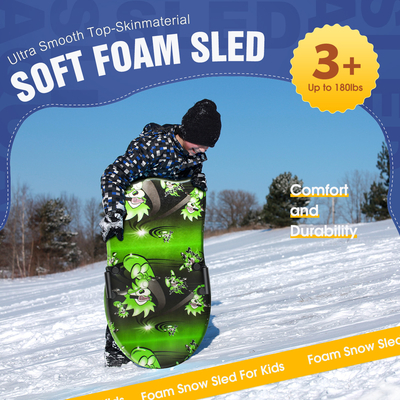 PE-Core 36 Zoll Schaum-Schnee-Schlitten für Kinder Leichtgewicht und 1,18 lbs Board Gewicht