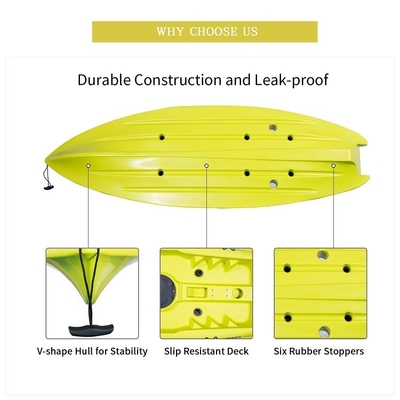 2.1-3m Länge Rotomolded Kayak Hergestellt von WOOWAVE LLDPE/HDPE Material
