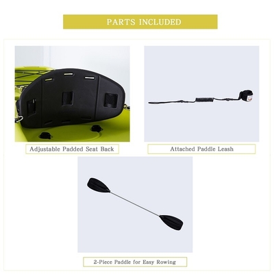 2.1-3m Länge Rotomolded Kayak Hergestellt von WOOWAVE LLDPE/HDPE Material
