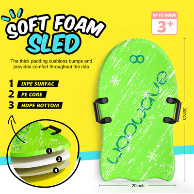 Custom Logo Schneeschlitten für unvergessliche Outdoor-Erlebnisse von Woowave