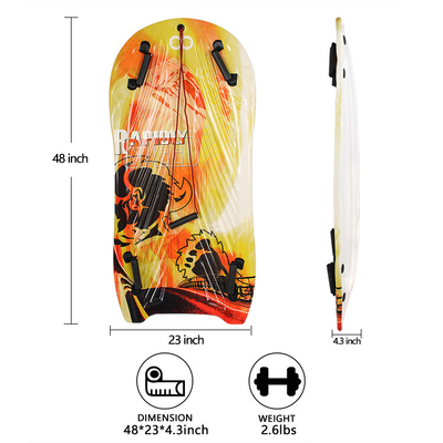 Erleben Sie die Freude am Schnee mit Woowave Lightweight PE Core Foam Sled Kids Snowboard