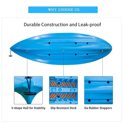 angepasste Farben und einziges Fischerkajak für das Bootfahren aus LLDPE/HDPE-Material