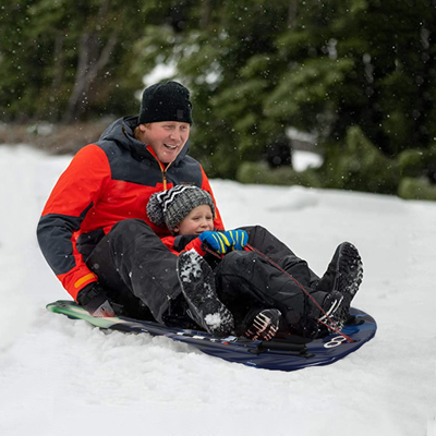 Kinder-Snowboard mit Griff und Seil BLUE Schaumstoff Kunststoff Schnee Schlitten zum heißen Winterverkauf