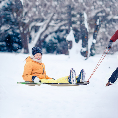 Kinder-Snowboard mit Griff und Seil BLUE Schaumstoff Kunststoff Schnee Schlitten zum heißen Winterverkauf