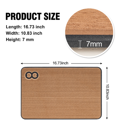 Graue Holzfarbe Custom Marine EVA Schaumkocher Traktionspad für Cooler Box Mat Camping