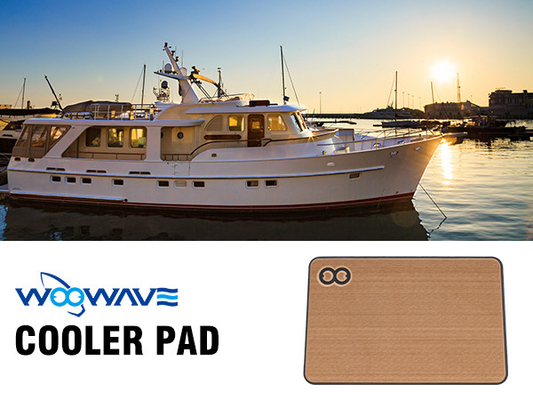 Graue Holzfarbe Custom Marine EVA Schaumkocher Traktionspad für Cooler Box Mat Camping