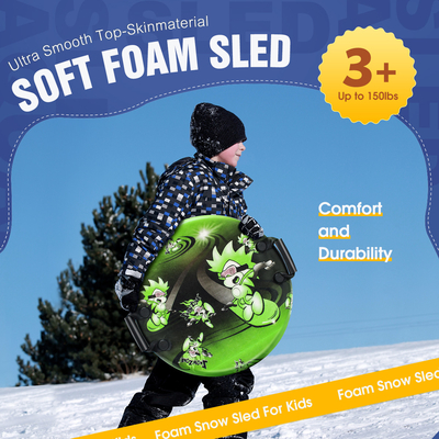 21 Zoll Woowave-Schaum-Super-Leichtgewicht-Ski mit PE-Kern und 2 geformten weichen Griffgriffe
