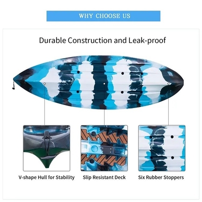 Unisex Woowave Einzelsitz Plastik Kajak Paddel zum Angeln und Kanufahren erschwinglich