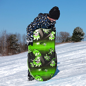 Rider Gewicht 180-200lbs 36 Zoll Langlebiger XPE Schaumschnee Schlitten für Winter Outdoor Sport