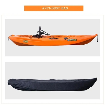 270*78*40cm HDPE Kunststoff Transparentes Kanu/Kajak für Wassersport und Fischerei