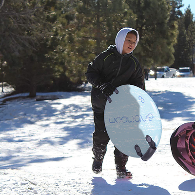 Green PE Foam Core 21 Zoll rundes Snowboard für Kinder im Winter