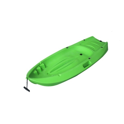Sitz auf Top Kajak Boot Kanu Fischen Rudern Boot für Kinder Fischerstock Halter Farben Blau