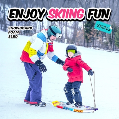Saison Winter Schnee ziehen Schnee Board Langlebiger Kunststoff Einzel Schnee Schlitten für Kinder Spaß