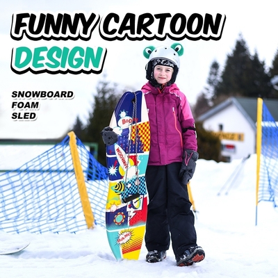 Saison Winter Schnee ziehen Schnee Board Langlebiger Kunststoff Einzel Schnee Schlitten für Kinder Spaß