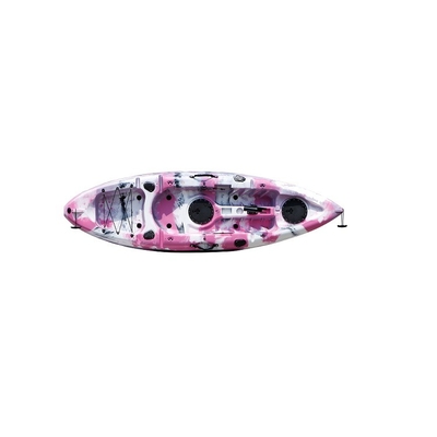 130 kg/287 lbs Ladekapazität WOOWAVE 2,7 m Kunststoff-Ozean-Kanoe/Kayak für Seen Flüsse