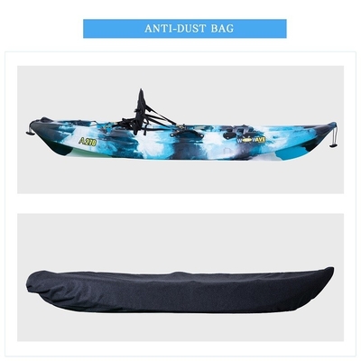 130 kg/287 lbs Ladekapazität WOOWAVE 2,7 m Kunststoff-Ozean-Kanoe/Kayak für Seen Flüsse