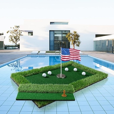 Verwandeln Sie Ihren Pool in einen Golfplatz mit Woowave EVA Floating Green Mat Game Set