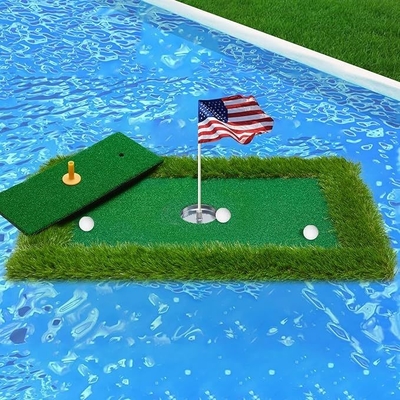 Verwandeln Sie Ihren Pool in einen Golfplatz mit Woowave EVA Floating Green Mat Game Set
