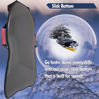 Custom 45 Zoll Winter Schaum Schlitten Weiches Kunststoff Schlittenbrett für Schneegeister