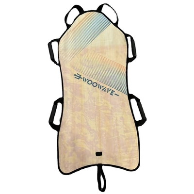 Logospezifisches Logo- Woowave 2024 Roll-up Flexible Schneeschlittenmatte für Fliegendes Snowboarden