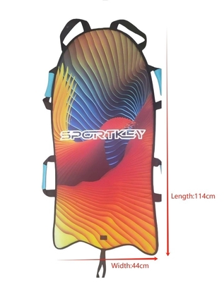 Logospezifisches Logo- Woowave 2024 Roll-up Flexible Schneeschlittenmatte für Fliegendes Snowboarden