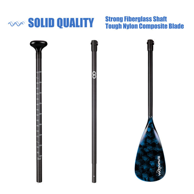 Müheloses Paddeln auf Seen Flüsse Aufblasbare Stand Up Paddle Surfen mit Nylon Blade
