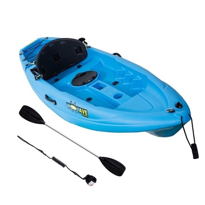 Max Paddler 1 Woowave Rotomolded Boot Fischerkajak mit Paddeln LLDPE Rumpfmaterial