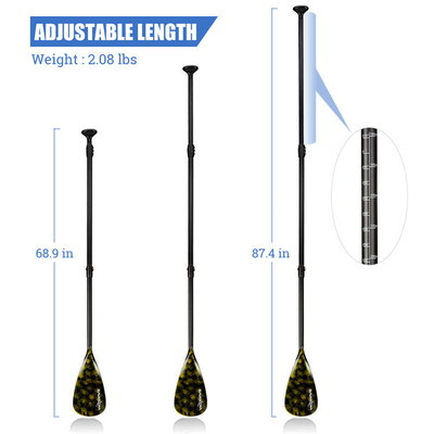 Leichtgewicht und langlebig 0,98 kg/2,16 lbs Fischerpaddel Board für Stand Up Paddel