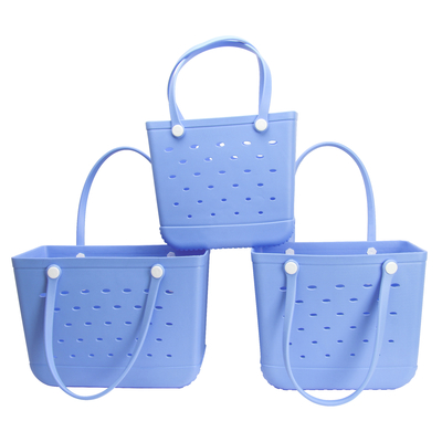EVA Beach Bag für Pool Spaß Woowave Kautschuk Frauen Kinder Kleine Bogg Tasche Lagerung Tote