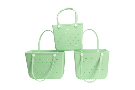 EVA Beach Bag für Pool Spaß Woowave Kautschuk Frauen Kinder Kleine Bogg Tasche Lagerung Tote