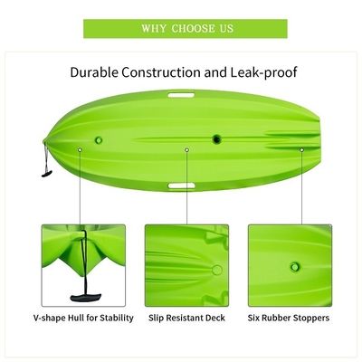 LLDPE/HDPE-Material 2,2M Ein-Sitz-Sit-On-Top-Kunststoff-Kajak für einen zu erschwinglichen Preisen