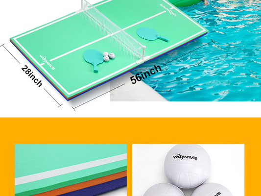 EVA Schwimmbad-Tennis-Set für Pool Strand-Wasserparty Sport-Spiel bewegliche Stil