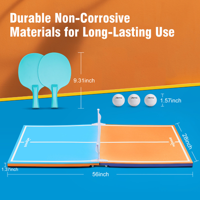 Farbe EVA Soft Surface Float Pingpong Tisch für Wasserspiele Nettogewicht kg 3
