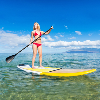 Sup Paddles 3-teilig verstellbare Kohlenstofffaser Paddles für Wassersport Seen Flüsse