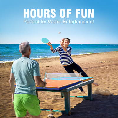 Genießen Sie Spaß in der Sonne mit Wasser schwimmenden Tischtennis Tisch Größe 56 * 28 * 1,37 Zoll Grün