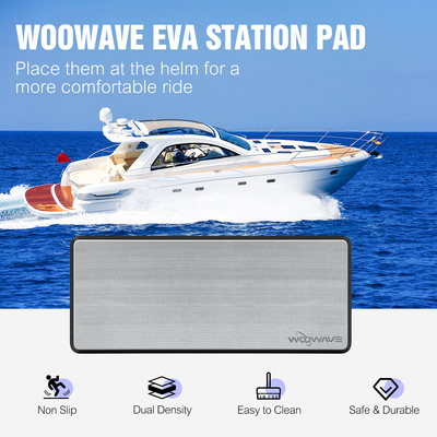 23'*8' Marine Grade EVA Deck Grip Mat Custom Rutschfeste Wasserdichte Schrittpad von WOOWAVE