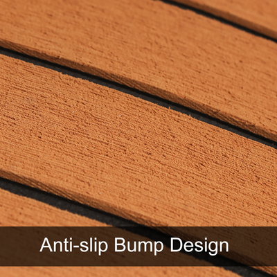 2400mm * 800mm Woowave Marine Boat Decking Modernes Design angepasst mit 3M Klebstoffen