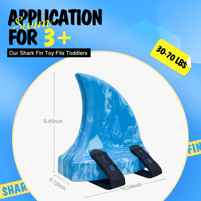 Blue EVA Float Produkt Anfänger Kickboard Schwimmtrainer mit verstellbaren Gürteln