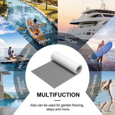 6 mm Dicke Mehrfarbige EVA-Schaum-Fauch-Teak-Blatt für die individuelle Bootsdecking