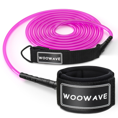 Leichtgewicht WOOWAVE Surf Surf Leash mit Schlüssel Tasche Unisex Anwendbar 0,16-0,4 kg