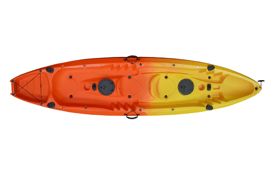 LLDPE/HDPE-Material 2 Personen Kanu für Familie Kajakfahren Woowave Fischerkajak