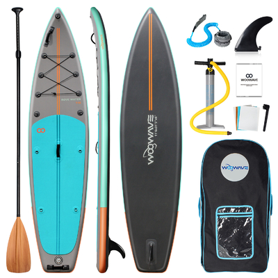 Leichtgewicht 11'6&quot; X31'5&quot; X6&quot; Bodyboard mit Surf Leash und Paddle Board kundenspezifische Farbe