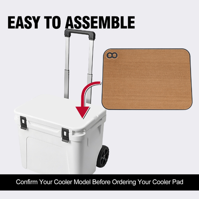 22 Zoll EVA Schaum Pad Teak Decking Bodenbelag Schiebefeste Kühler Pad für YETI Roadie 60